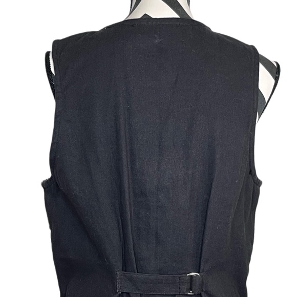 Vintage Jane Ashley Sz S Aztec Western Rodeo Boho Woven Tapestry Vest - Picture 5 of 13